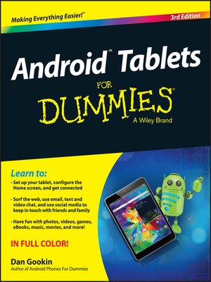cover image of Android Tablets for Dummies